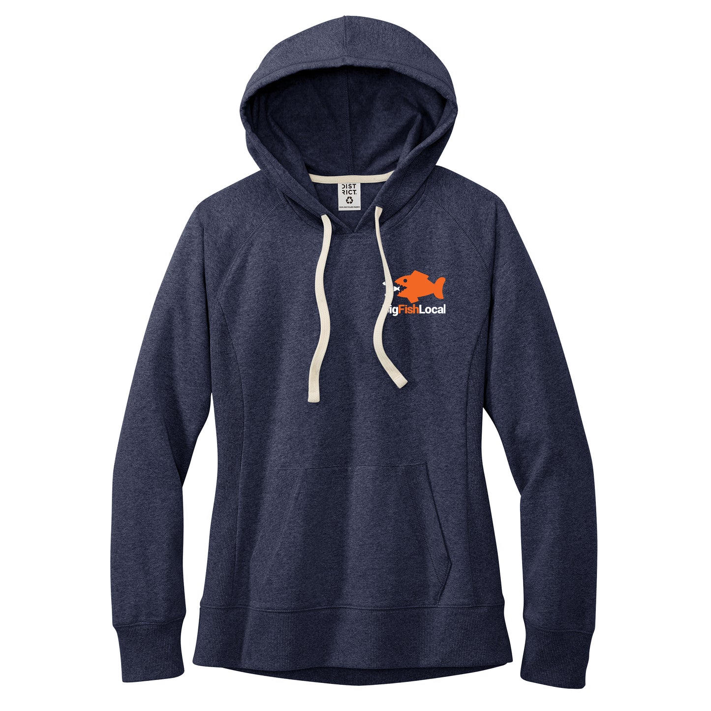 Big Fish Local District® Women’s Re-Fleece™ Screen Printed Hoodie