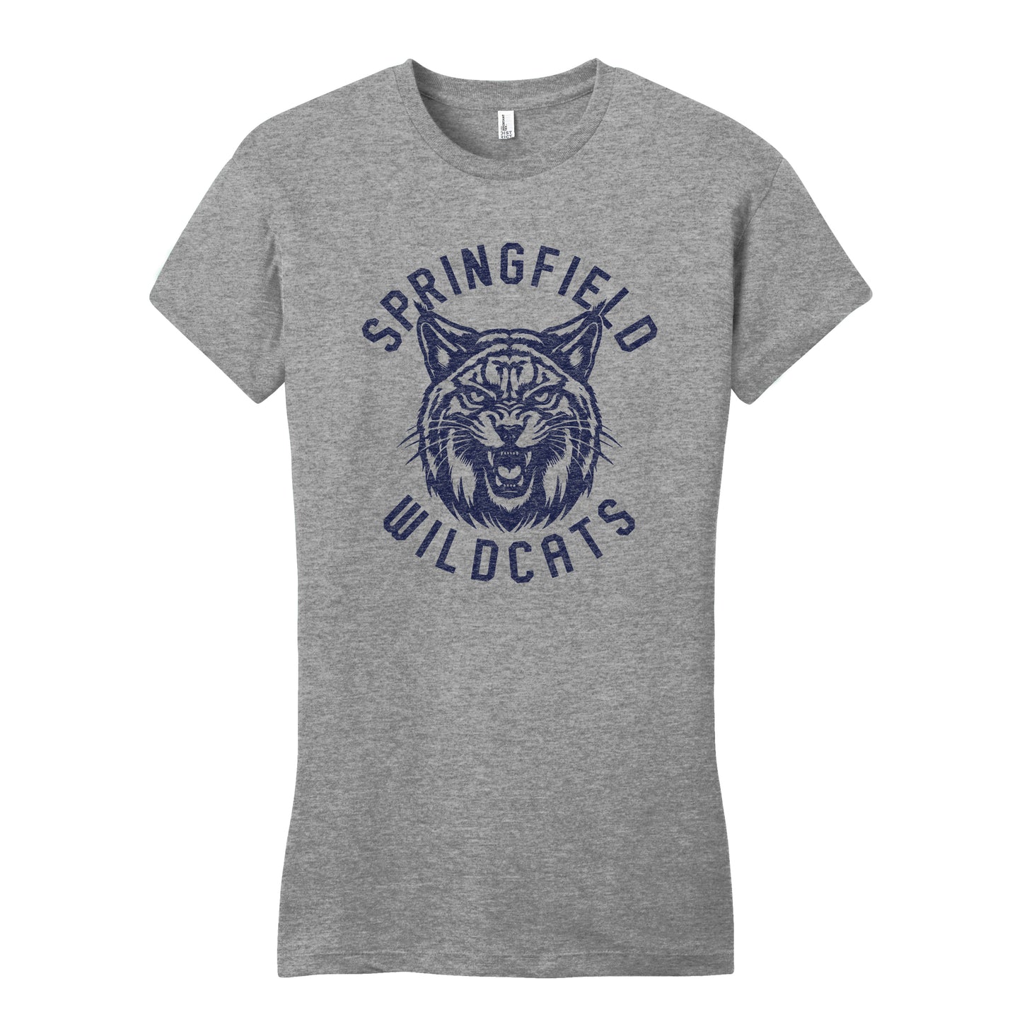 Springfield Wildcats Retro Women's Fitted T-Shirt