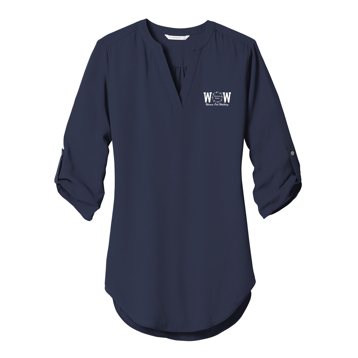 DAR - Women's 3/4-Sleeve Embroidered Tunic Blouse