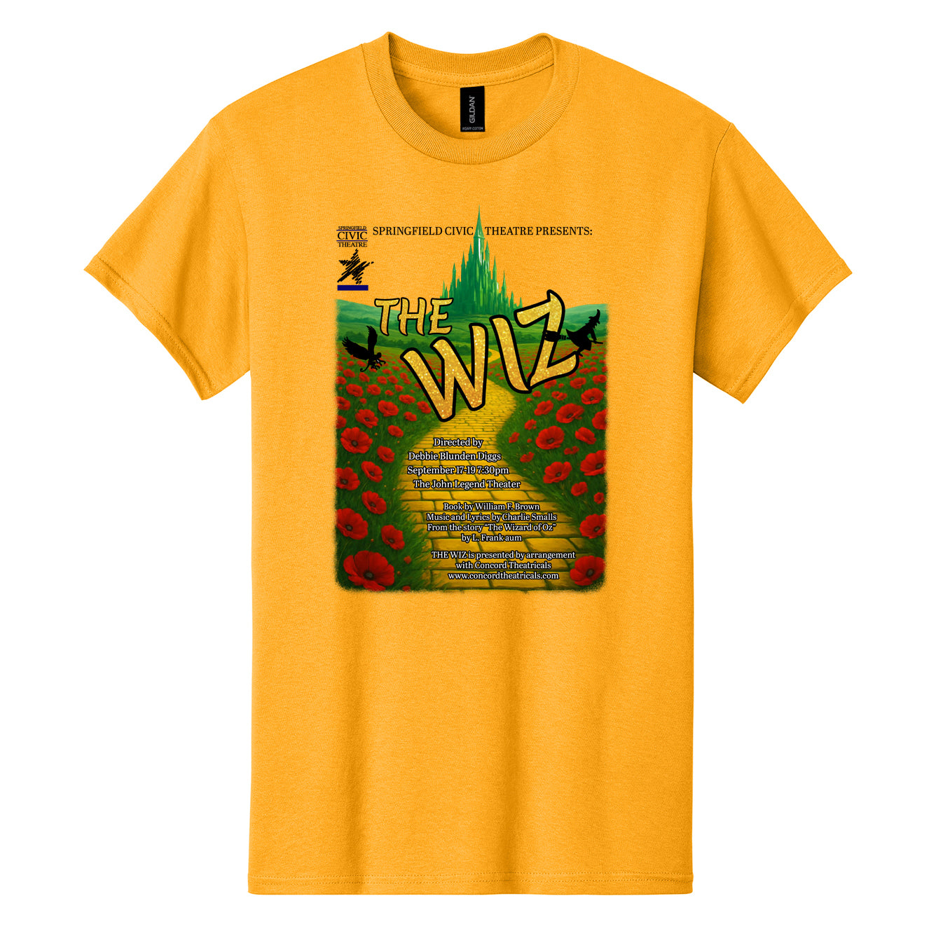 Springfield Civic Theatre "The Wiz" T-Shirt