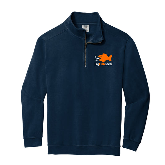 Big Fish Local Comfort Colors® Ring Spun 1/4-Zip Screen Printed Sweatshirt