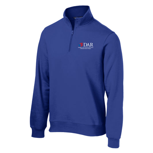 DAR - Embroidered 1/4 Zip Sweatshirt