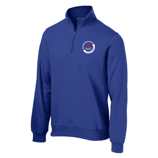 DAR - Embroidered 1/4 Zip Sweatshirt