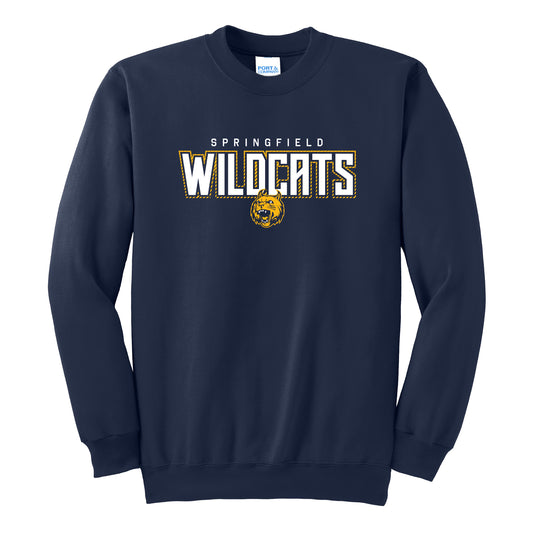 Springfield Wildcats Fleece Crewneck