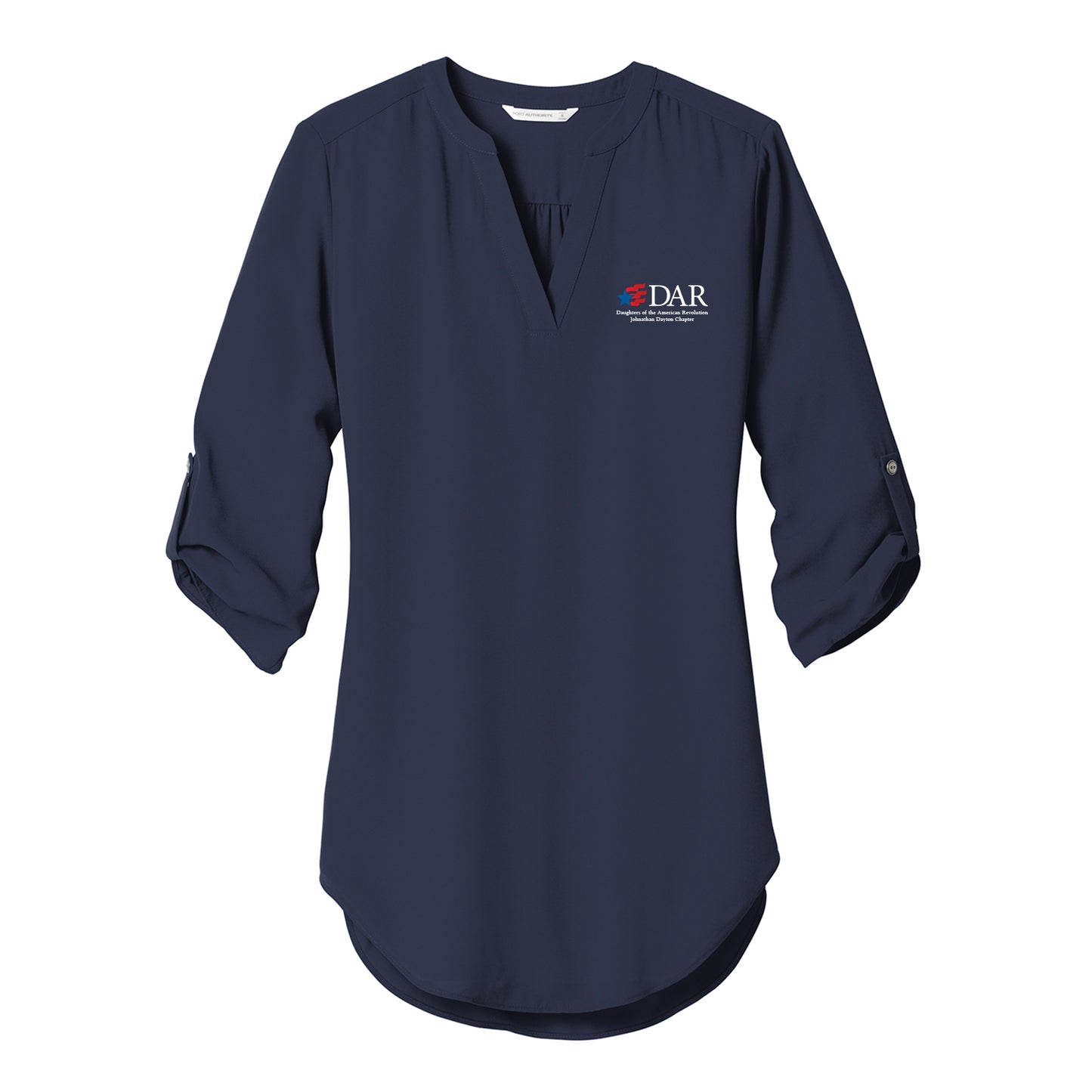 DAR - Women's 3/4-Sleeve Embroidered Tunic Blouse