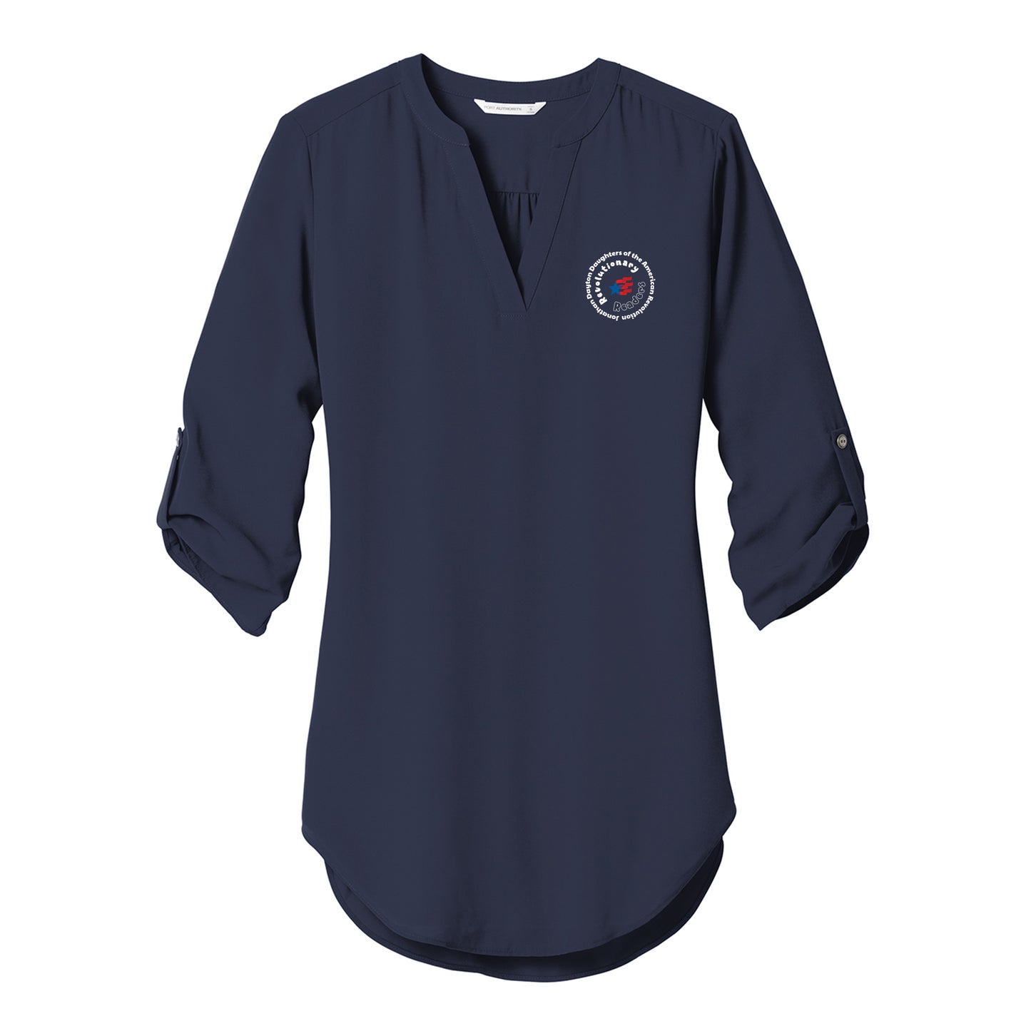 DAR - Women's 3/4-Sleeve Embroidered Tunic Blouse