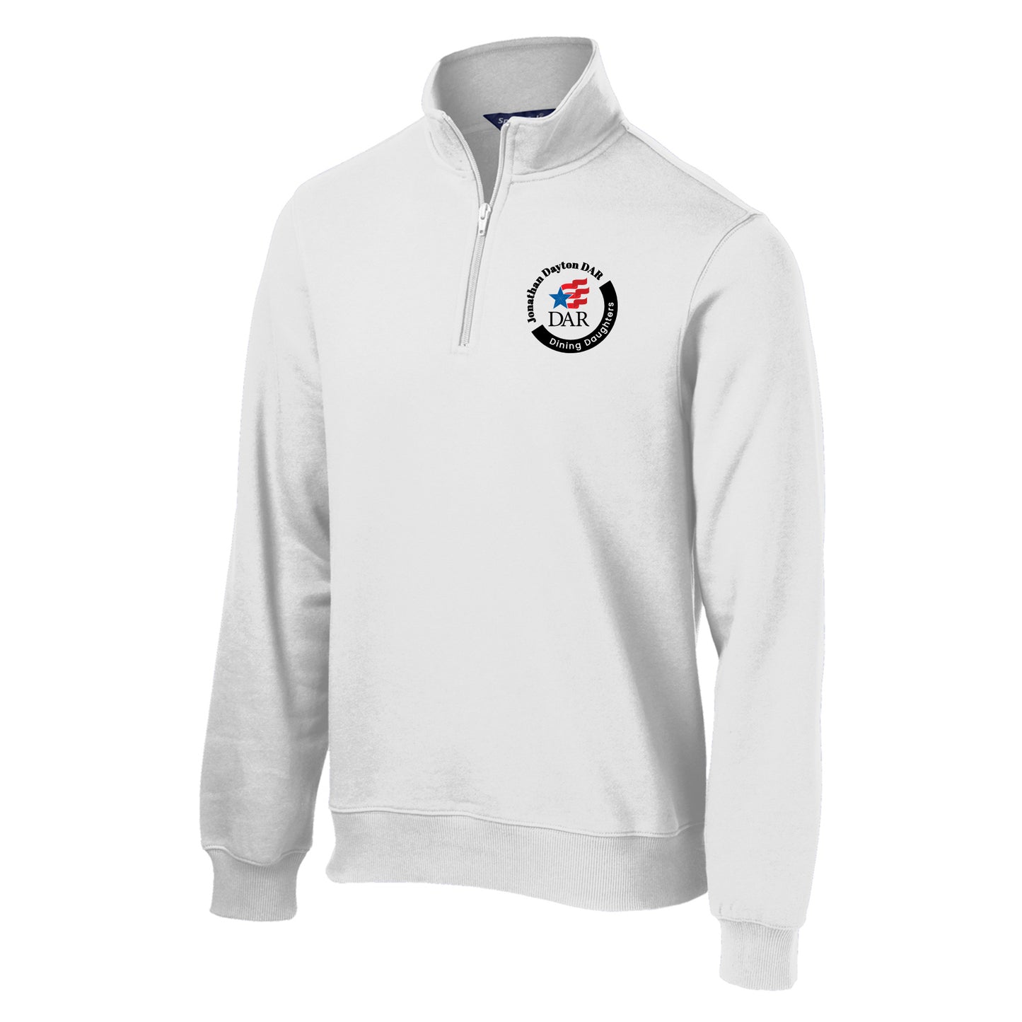 DAR - Embroidered 1/4 Zip Sweatshirt